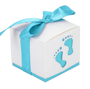 Baby Blue Laser Cut Box